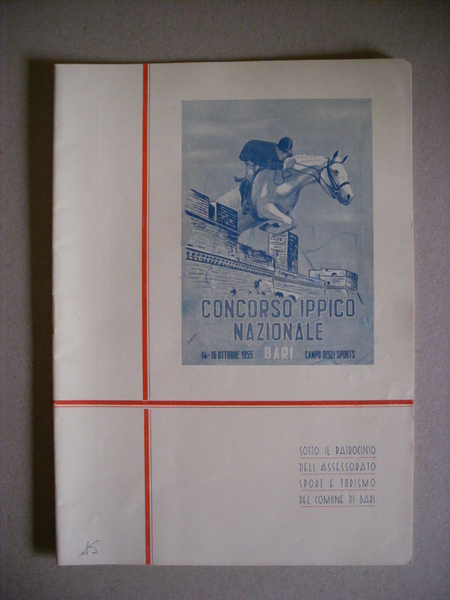 Depliant / Programma VII Concorso Ippico Nazionale BARI 1955