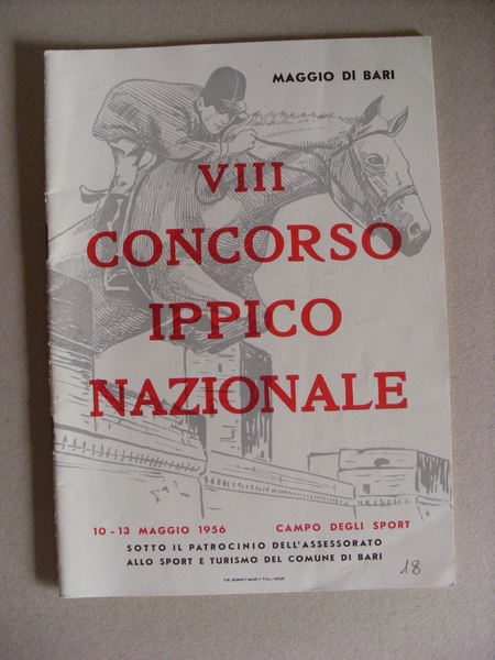 Depliant / programma VIII Concorso Ippico Nazionale - Campo degli …