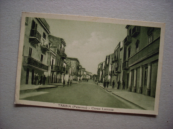 Cartolina / postcard TRABIA (Palermo) Corso Lamasa