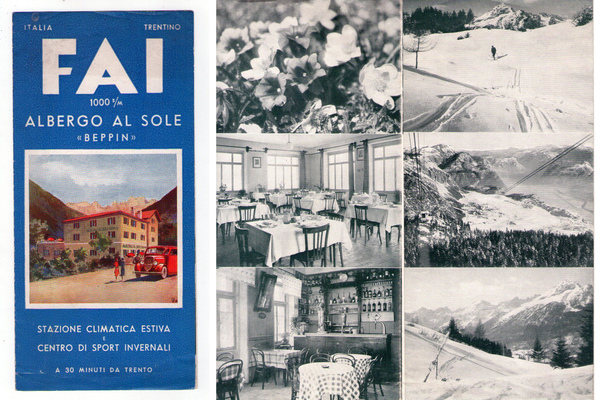 Brochure "FAI (Trentino) Albergo al sole BEPPIN. Stazione climatica e …