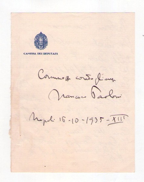 Francesco Paoloni. (Perugia, 1875, Roma, 1956). Giornalista e politico italiano, …