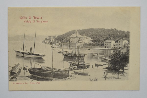 Cartolina / postcard Golfo di Spezia - Veduta di Varignano. …