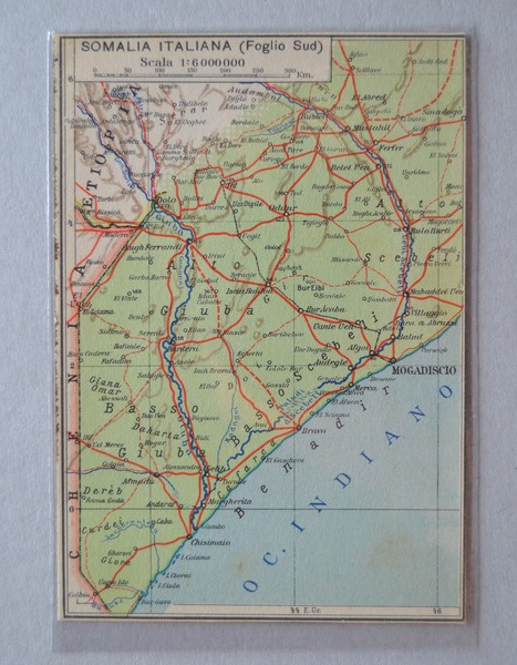 Cartolina / postcard Serie Africa Orientale N.8 - Somalia Italiana. …