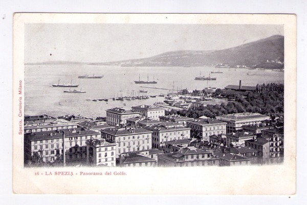 Cartolina / postcard LA SPEZIA - Panorama del Golfo.