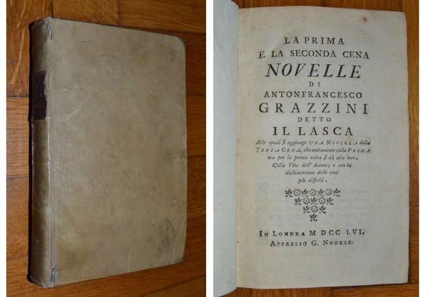 La prima e la seconda cena. Novelle di Antonfrancesco Grazzini …