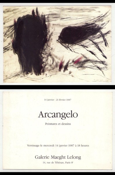 Invito ARCANGELO ESPOSITO Peintures et dessins. Galerie Maeght Lelong - …