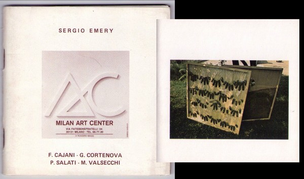 Mostra n°19 SERGIO EMERY - Milan Art Center MILANO. 1974. …