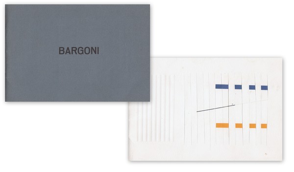 *BARGONI GIANCARLO. Galleria Rotta Milano. 1971. E' presente un'opera dell'artista …
