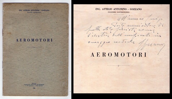 Attilio Antonino. Aeromotori. 1936