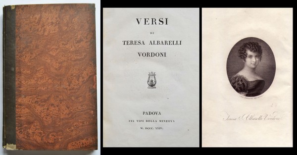 Versi di Teresa Albarelli Vordoni. Padova 1824