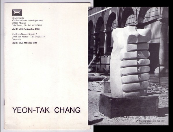 *Catalogo Mostra YEON - TAK CHANG. Il Mercante Galleria d'arte …