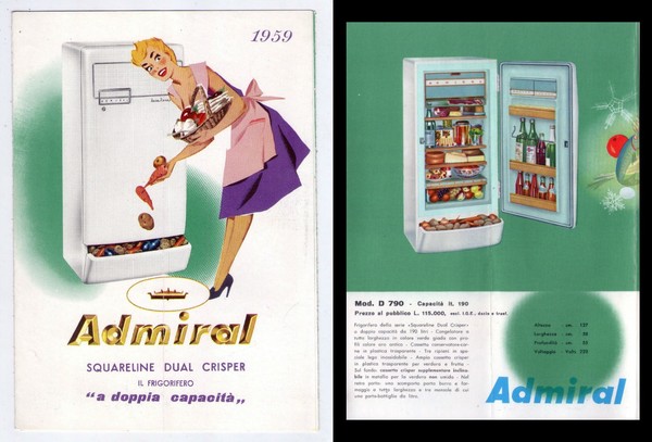 Brochure ADMIRAL Squareline Dual Crisper. Il Frigorifero "a doppia capacità" …