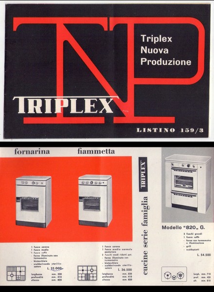 Listino 159/3 TRIPLEX Nuova Produzione (cucine, distributori istantanei di acqua …