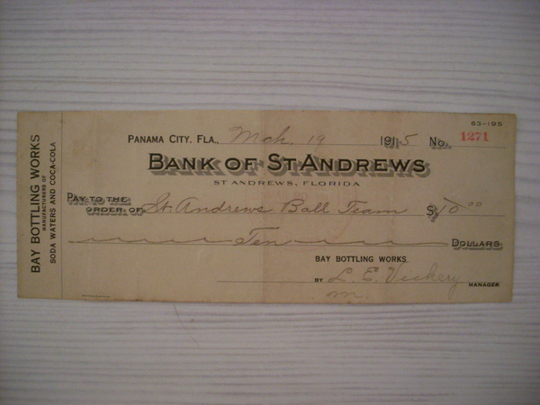 Cambiale/promissory note Soda waters and COCA COLA - Bank St.Andrews, …
