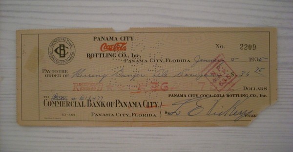 Cambiale/promissory note COCA COLA - Commercial Bank of Panama City …