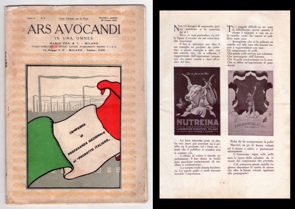 Periodico Campagna di propaganda nazionale al "Prodotto Italiano". Conto Corrente …