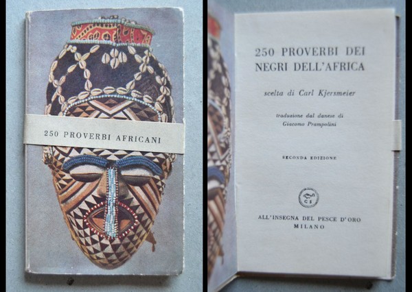 Libretto "250 proverbi africani - 250 proverbi dei negri dell´Africa" …