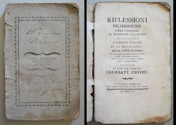 *Riflessioni filosofiche sopra i costumi, la religione, e 'l culto …