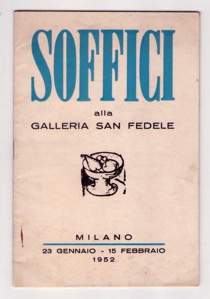 Ardengo Soffici - Soffici alla Galleria San Fedele. 1952