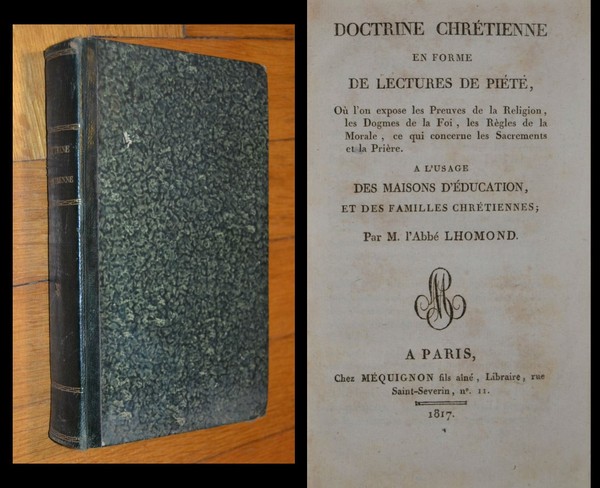 LHOMOND L´ABBÉ - Doctrine Chretienne en forme de lecture de …