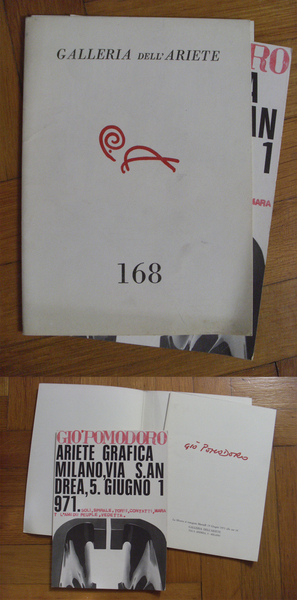 *Guida Mostra Giò Pomodoro - Ariete Grafica MILANO 1971 n.168