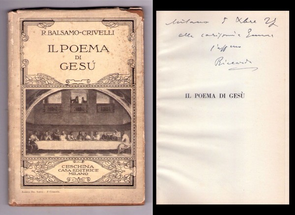 Riccardo Balsamo - Cricelli. Il poema di Gesù. Con dedica …