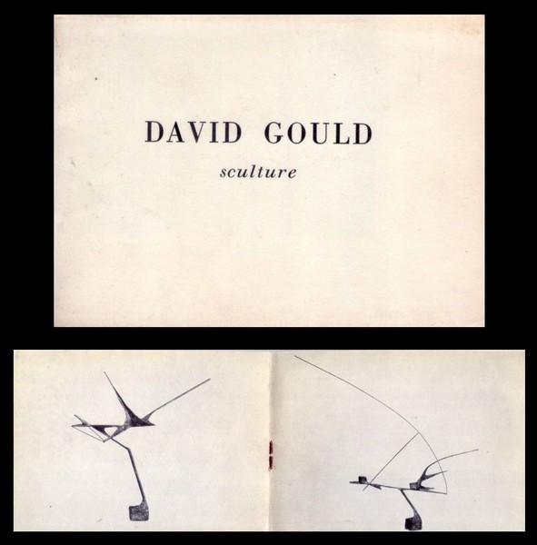 Invito/brochure DAVID GOULD "sculture" - Galleria Numero 205° Mostra. 1958