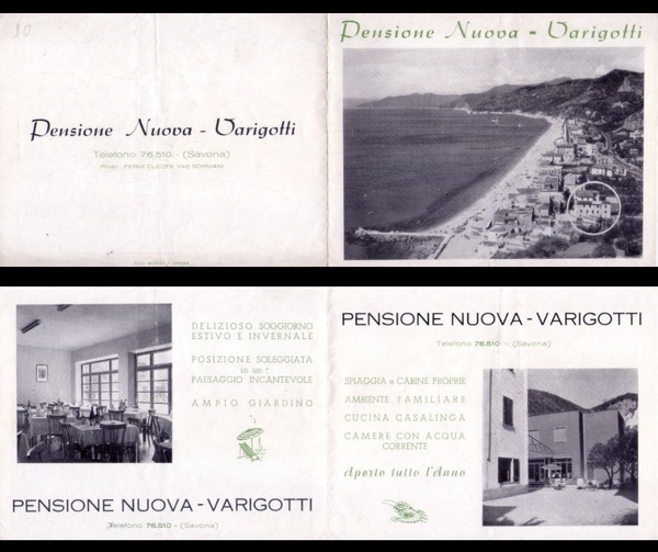 Brochure Pensione Nuova - Varigotti (Savona)