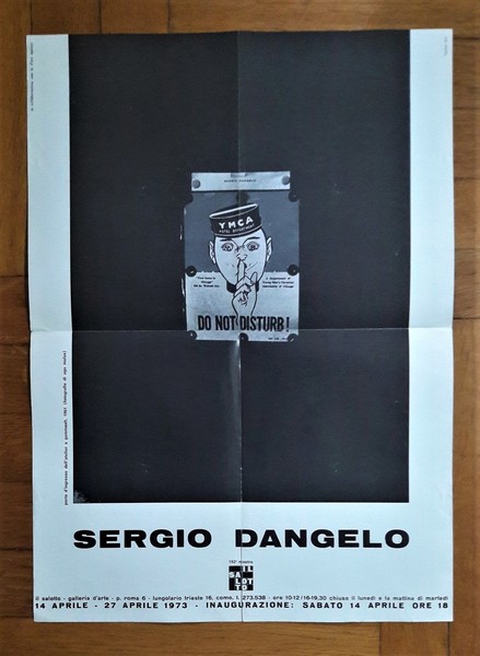 Invito/manifesto 192° mostra SERGIO DANGELO. Galleria d'Arte Il Salotto - …