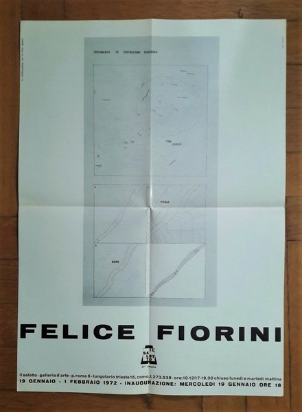 Invito/manifesto 31° mostra FELICE FIORIN. Galleria d'Arte Il Salotto - …