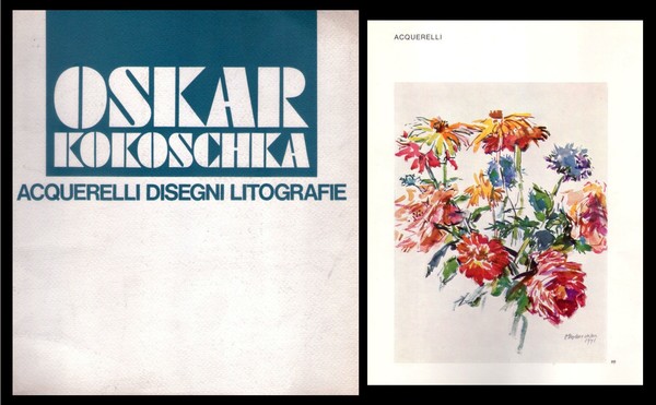 Oskar Kokoschka. Acquerelli disegni litografie. Galleria d'Arte Sant'Ambrogio Milano 1972.