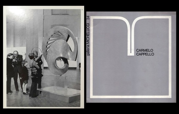 Catalogo mostra Carmelo Cappello. Galleria Michelucci Firenze 1976.