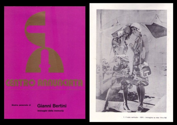*Brochure mostra personale di GIANNI BERTINI immagini della memoria. Centro …