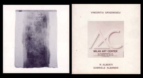 Mostra n.18 VINCENTIU GRIGORESCU. Galleria Milan Art Center - Milano. …