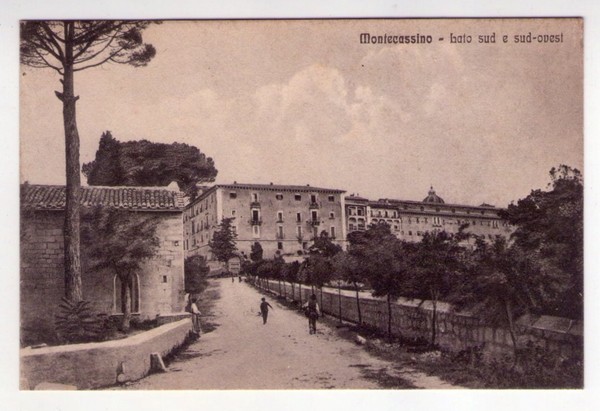 Cartolina/postcard MONTECASSINO (Frosinone) - Lato sud e sud-ovest