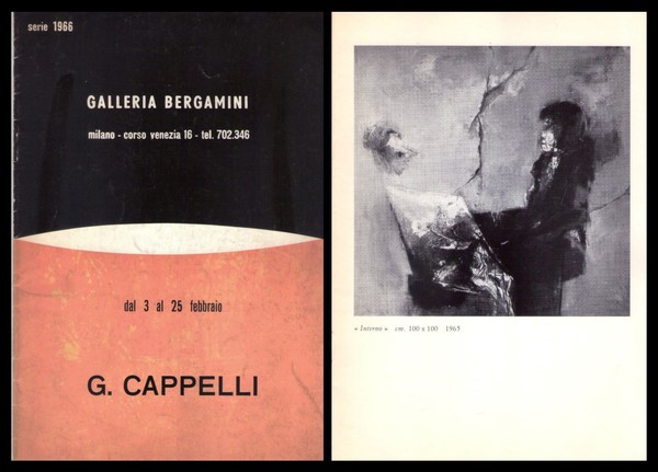 Serie 1966 GIOVANNI CAPPELLI. Galleria Bergamini - Milano. dal 3 …