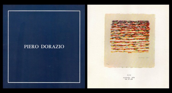 Catalogo PIERO DORAZIO. Galleria BLUART - Varese dal 30 ottobre …