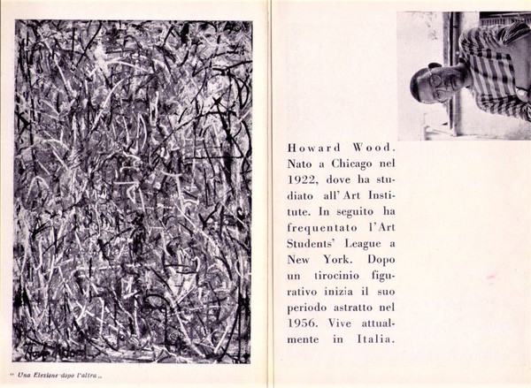 Brochure 211° mostra HOWARD WOOD. Galleria NUMERO - Milano dal …