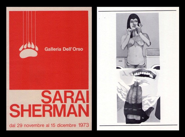 Catalogo SARAI SHERMAN disegni. Galleria Dell'Orso - Milano dal 29 …