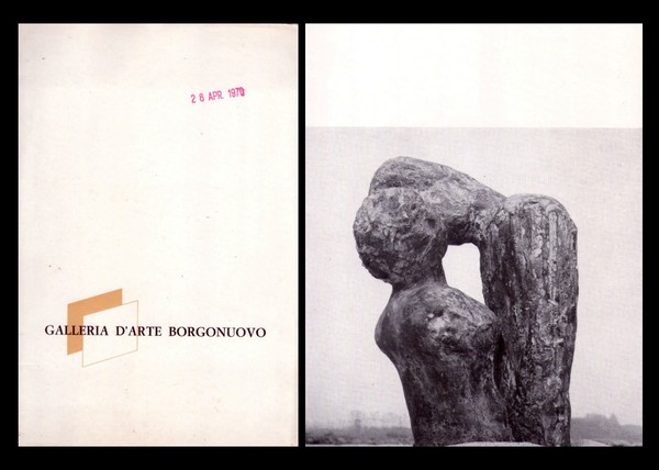 *Catalogo mostra Harry P. Rosenthal scultore. Galleria d'Arte Borgonuovo - …