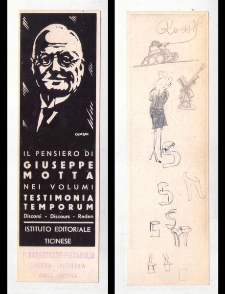 Segnalibro/bookmark Il pensiero di Giuseppe Motta nei volumi Testimonia Temporum. …