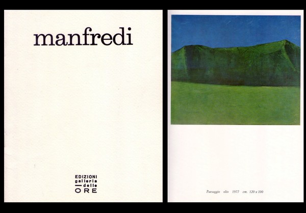 Catalogo mostra ANTONIO MANFREDI. Galleria delle ORE - Milano dal …