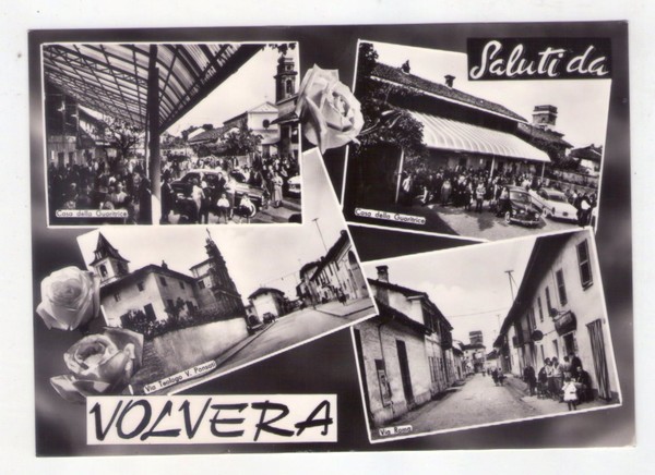 Cartolina/postcard Saluti da Volvera (Torino). 1962