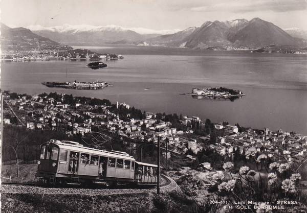 Cartolina Lago Maggiore - Stresa e le Isole Borromee. 1948 …