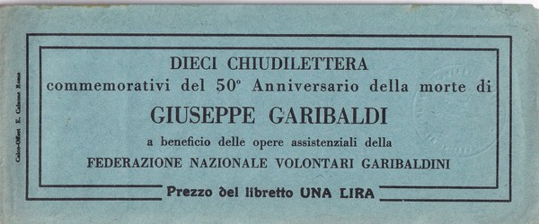 10 chiudilettera commemorativi del 50° Anniversario della morte di Giuseppe …