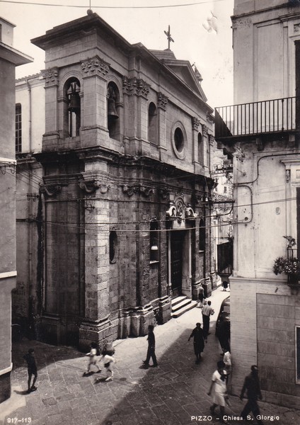 Cartolina Pizzo (Vibo Valentia) - Chiesa S. Giorgio.