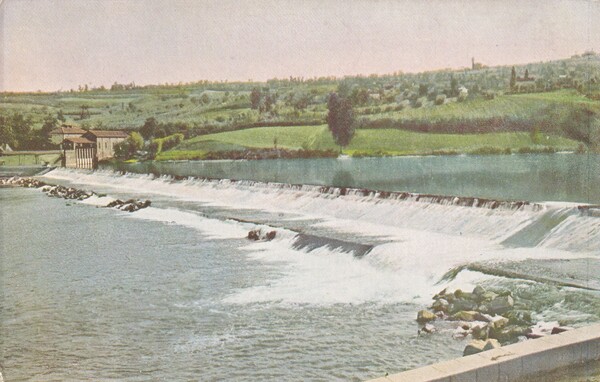 Cartolina Beni del R. Demanio - Canale Lanza