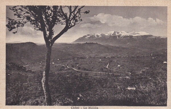 Cartolina Chieti - La Maiella. 1941