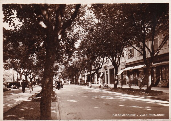 Cartolina/postcard Salsomaggiore - Viale Romagnosi. 1941