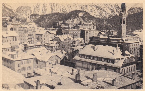 Cartolina fotografica St. Moritz 6/3/1937
